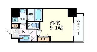 メインステージ心斎橋EASTの物件間取画像